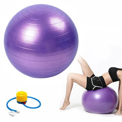 Imagem de Bola Pilates Suíça Yoga Ginástica Abdominal 55cm