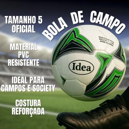 Imagem de Bola Profissional de Campo Tamanho 5 Oficial para Jogos Society Resistente Costura Reforçada