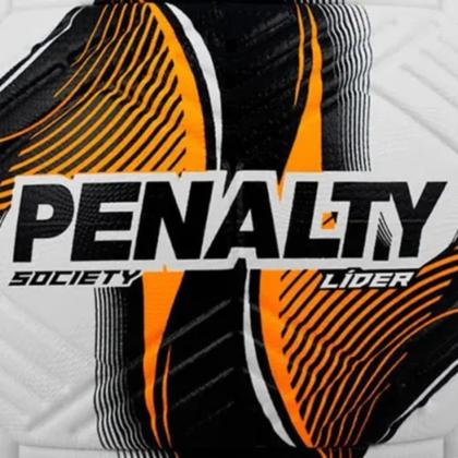 Imagem de Bola Society Penalty Lider Xxv - Branco/Laranja/Preto