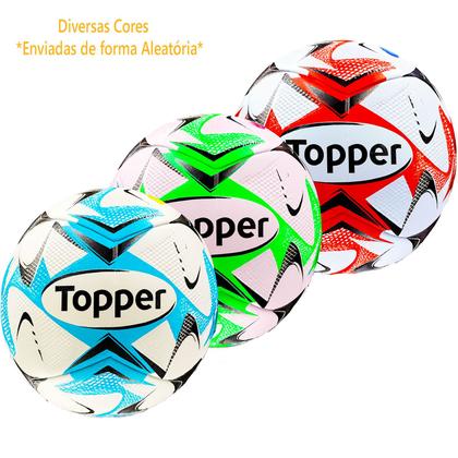 Imagem de Bola Society Slick Colorful Futebol Treino Resistente Topper
