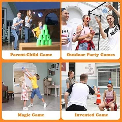 Imagem de Bola spinner drone voador recarregável com LED controle remoto boomerang 360 carregamento via USB