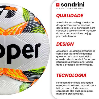 Imagem de Bola Topper Futsal Slick 24 Futebol Adulto Original 
