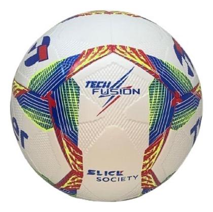 Imagem de Bola Topper Slick 24 Society Cor Branco, Azul e Vermelho