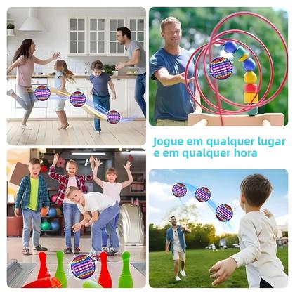 Imagem de Bola Voadora com Luz LED Flyorb - Boomerang, Drone Hover Ball e Spinner Fidget - Brinquedo Presente