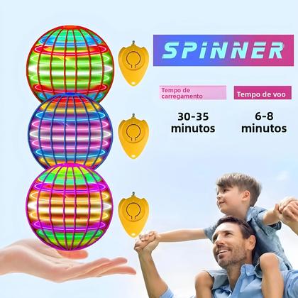 Imagem de Bola Voadora com Luz LED Flyorb - Boomerang, Drone Hover Ball e Spinner Fidget - Brinquedo Presente