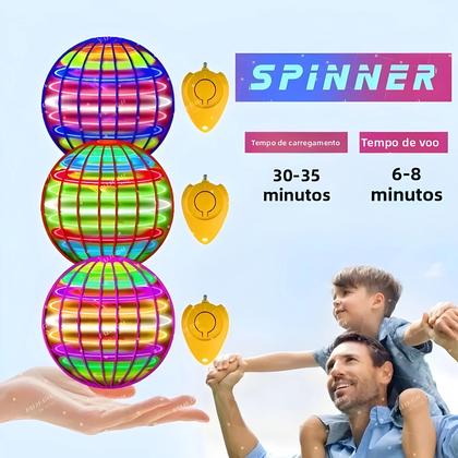 Imagem de Bola Voadora LED com Boomerang Automático - Brinquedo Giroscópio Antigravidade para Crianças