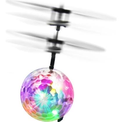 Imagem de Bola Voadora Sensor Com Led Drone Infantil Voador Eletrica