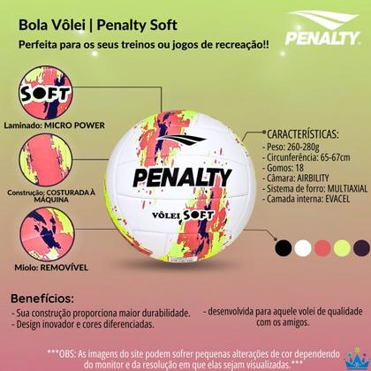 Imagem de Bola Vôlei Penalty Soft + Bomba de Ar