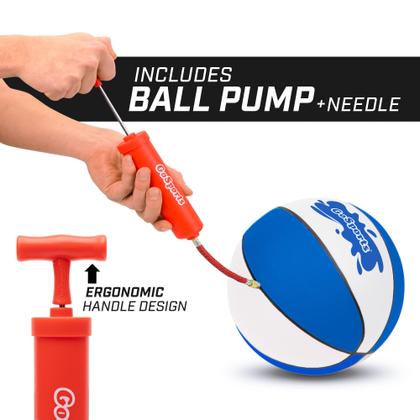 Bolas de basquete aquático GoSports, pacote com 2 tamanhos 3 e 6 para piscina Imagem de Bolas de basquete aquático GoSports, pacote com 2 tamanhos 3 e 6 para piscina