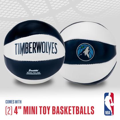 Imagem de Bolas de basquete de brinquedo Franklin Sports NBA Minnesota Timberwolves