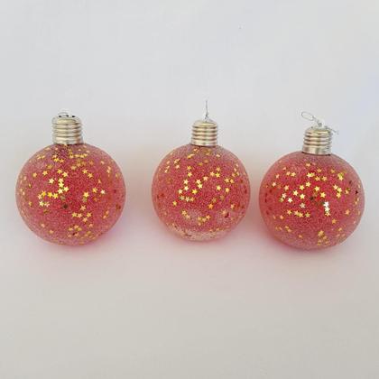 Bolas de natal com led - Carmella Presentes Imagem de Bolas de natal com led