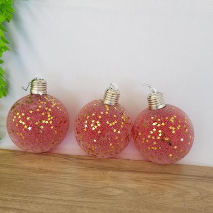 Bolas de natal com led - Carmella Presentes Imagem de Bolas de natal com led