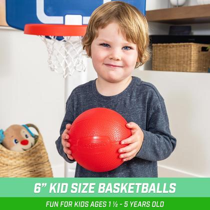 Imagem de Bolas de reposição GoSports de 6 polegadas para basquete Little Tikes