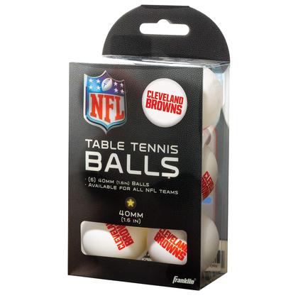 Imagem de Bolas de tênis de mesa Franklin Sports Cleveland Browns NFL