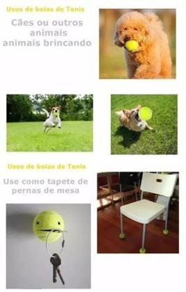 Imagem de Bolas de Tênis higienizadas Para Pets Esportes Econômicas e sustentáveis