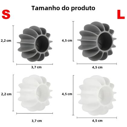Imagem de Bolas Mágicas de Silicone para Lavanderia - Reutilizáveis e Removem Manchas de Roupas