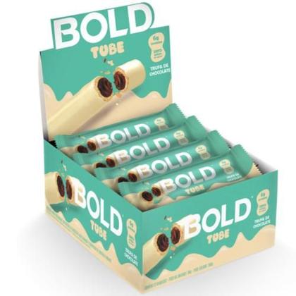 Imagem de Bold Tube Barrinha Proteica Bold Bar 40G Kit com 3 Unidades - Trufa de Chocolate