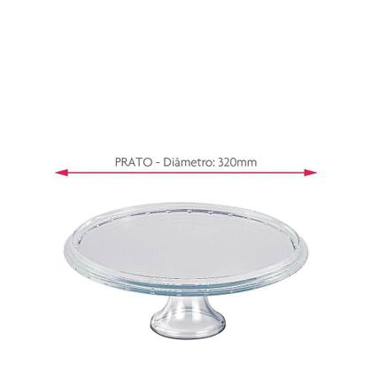 Imagem de Boleira Cake Dome Klassikglas Ruvolo 32,5 Cm Tampa De Vidro