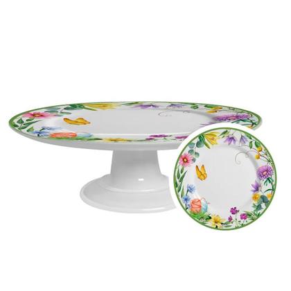 Imagem de Boleira Grande 34 Cm Pascoa Easter Garden Alleanza Ceramica