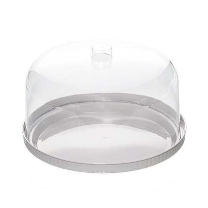 Imagem de Boleira Multiuso Redonda Serve Tudo C/ Tampa Diamond 16,5Cm