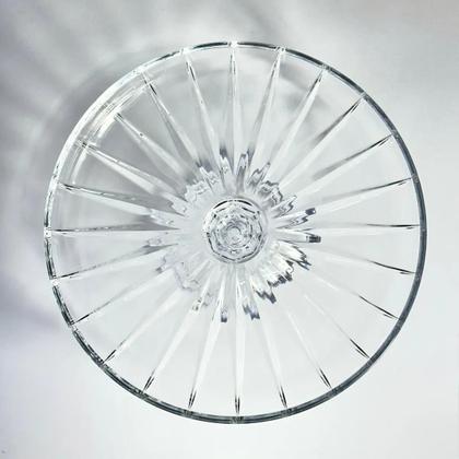 Imagem de Boleira Para Bolos Doces Bailarina De Vidro Com Pé 31cm