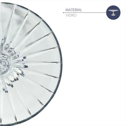 Imagem de Boleira Para Bolos Doces Bailarina De Vidro Com Pé 31cm