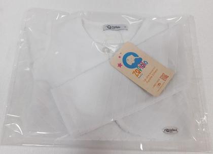Imagem de Bolero Casaquinho Plush Luxo Bebê Menina Branco Zafielo 501