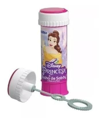 Imagem de Bolha De Sabão Princesas Com 12 Unidades Infantil Não Tóxica