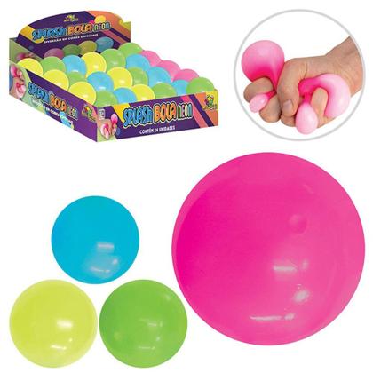 Imagem de Bolinha De Espremer Splash Ball Anti Stress Relaxante Neon - zein