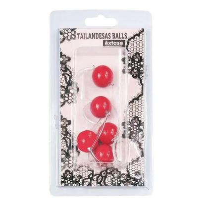 Imagem de Bolinha Tailandesa em Acrílico com Corda Silicone M