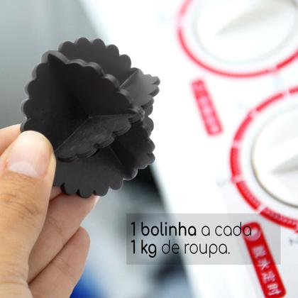 Imagem de Bolinhas Bate Roupa Esfera Magica Para Maquina Lava Roupa