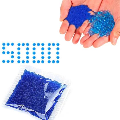 Imagem de Bolinhas de Gel Orbeez Azul 5 Mil Bolinha Gel Brinquedo Orbeez ou Decoração Cor Azul