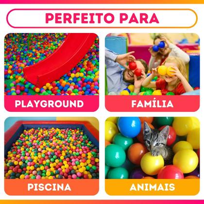 Imagem de Bolinhas De Piscina Coloridas Pacote Com 200 Bolinhas - BG Brinquedos