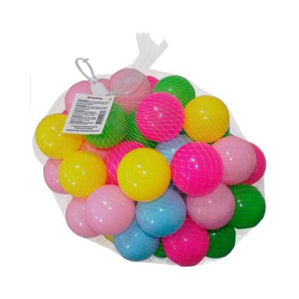 Imagem de Bolinhas para barracas e piscinas saco com 50 bolas plastica