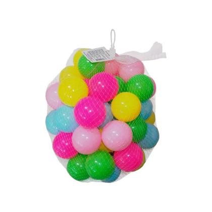 Imagem de Bolinhas para barracas e piscinas saco com 50 bolas plastica