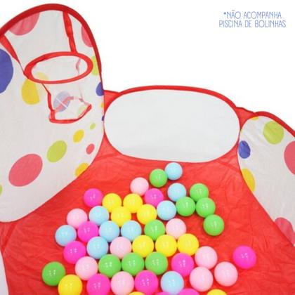 Imagem de Bolinhas para barracas e piscinas saco com 50 bolas plastica