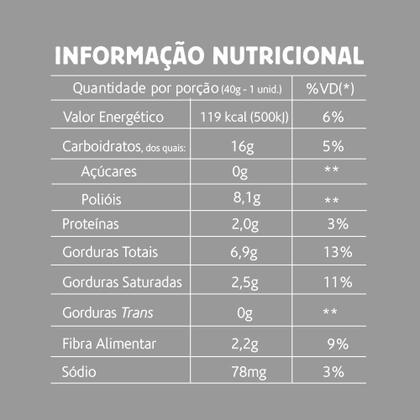 Imagem de Bolinho Belive Be Free Double Chocolate Sem Glúten, Açúcar E Lactose Unidade 40g