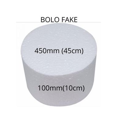 Imagem de BOLO FAKE de Isopor  150x100mm  - Kit com 10 unidades - Monte o bolo com medidas diferentes