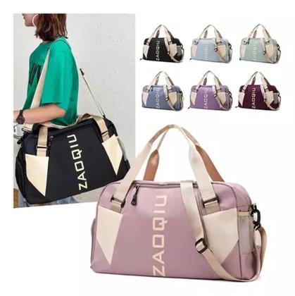 Imagem de Bolsa Academia Passeio Viagem Treino Academia mão e Transversal