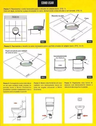 Imagem de Bolsa Adaptador Instalação De Bacia Com Caixa Acoplada 100mm - Adapta Bacio