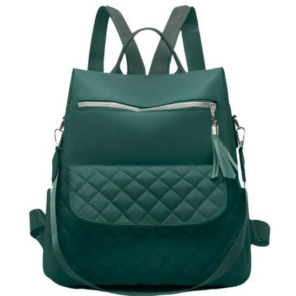 Imagem de Bolsa Alça Transversal Feminina Anti Furto Casual Mochila Social Reforçada Ajustável Média Compacta Mochilinha Juvenil F