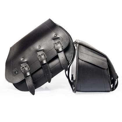 Imagem de Bolsa Alforge Mala Para Moto Custom 32L Com Afastador Kawasaki Vulcan 900