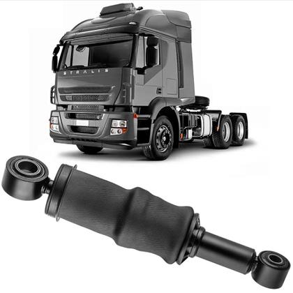 Imagem de Bolsa Ar Cabine Iveco Stralis 2004 a 2017 Dianteiro Com Amortecedor (500357351)
