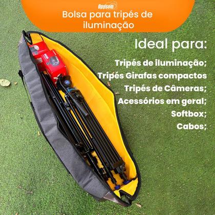 Imagem de Bolsa Bag Para Tripés De Iluminação Estúdio 110cm Mescla
