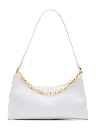 Imagem de Bolsa Baguete Feminina Corrente de Lado Tiracolo Transversal de Ombro Pequena
