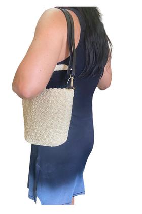 Imagem de Bolsa bege claro Transversal Sintética c/ alça removível
