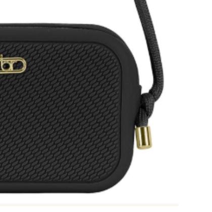 Imagem de Bolsa Beira Rio Tira Colo Cordão Transversal Elegante Faminina Preta