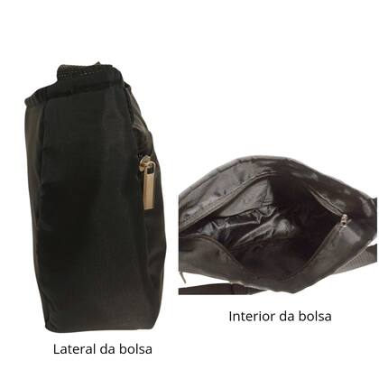 Imagem de Bolsa bolsinha Feminina Pequena Tiracolo alça Transversal regulável Nylon impermeável shoulder bag casual passeio trabalho dia a dia porta celular
