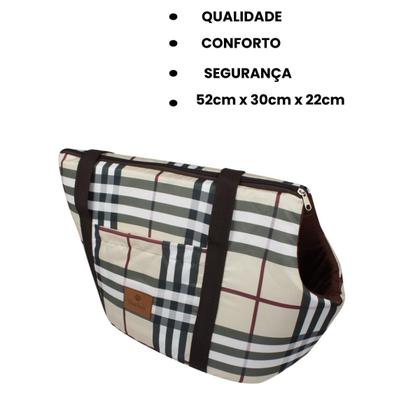 Imagem de Bolsa Burberdog para Pets Segurança e Conforto