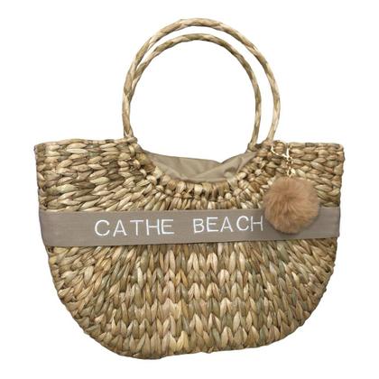 Imagem de Bolsa Búzios Personalizada com Forro e Faixa - Palha de Milho